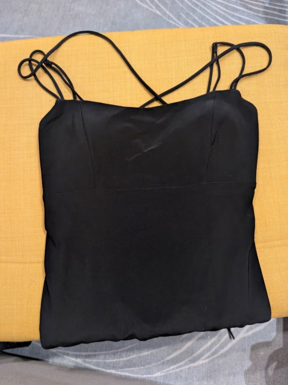 Jump Apparel Strappy Black Dress - Large